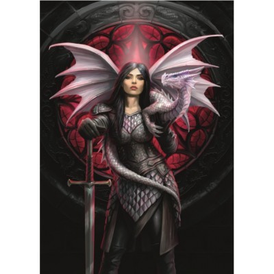 Puzzle Bluebird-Puzzle-F-90463 Anne Stokes - Valour