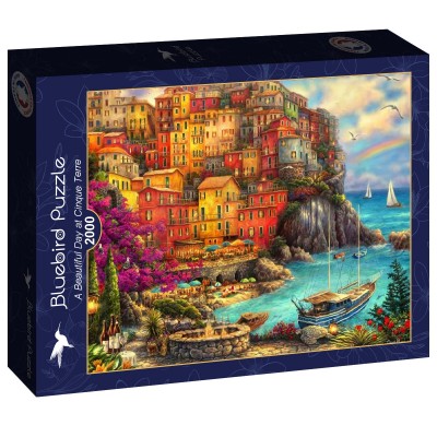 Puzzle Bluebird-Puzzle-F-90565 A Beautiful Day at Cinque Terre