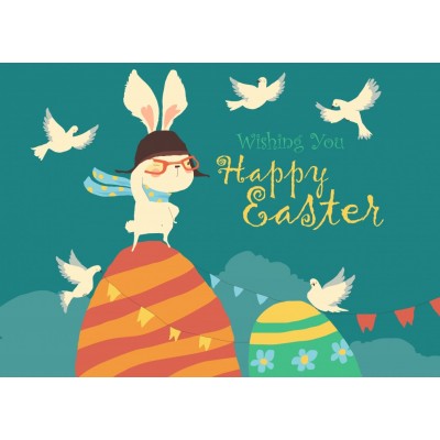 Puzzle Bluebird-Puzzle-F-90620 Happy Easter