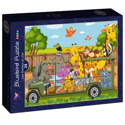 Puzzle Bluebird-Puzzle-F-90631 Les Animaux du Zoo