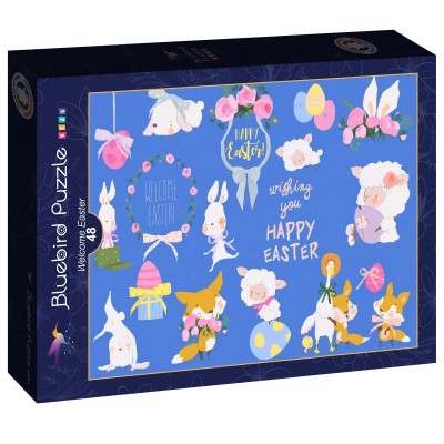 Puzzle Bluebird-Puzzle-F-90634 Welcome Easter