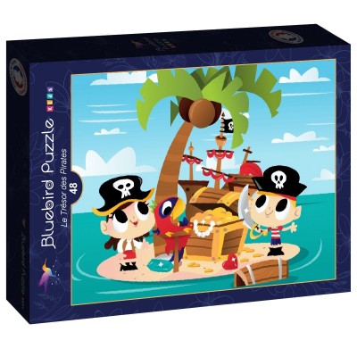 Puzzle Bluebird-Puzzle-F-90643 Le Trésor des Pirates