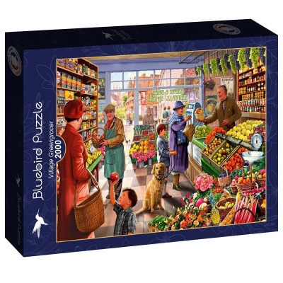 Puzzle Bluebird-Puzzle-F-90667 Village Greengrocer