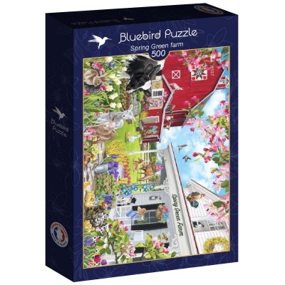 Puzzle Bluebird-Puzzle-F-90751 Spring Green farm