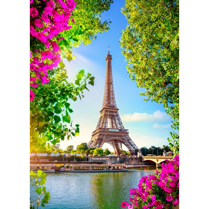 Tour Eiffel au Printemps