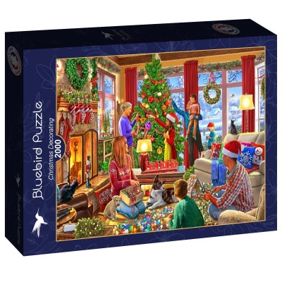 Puzzle Bluebird-Puzzle-F-90795 Christmas Decorating