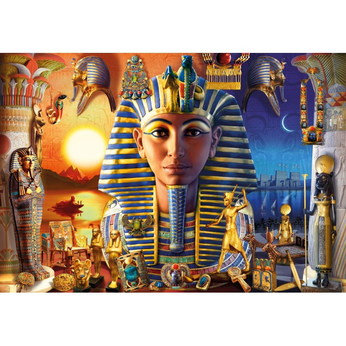 Puzzle  Bluebird-Puzzle-F-90909 Egyptian Treasures