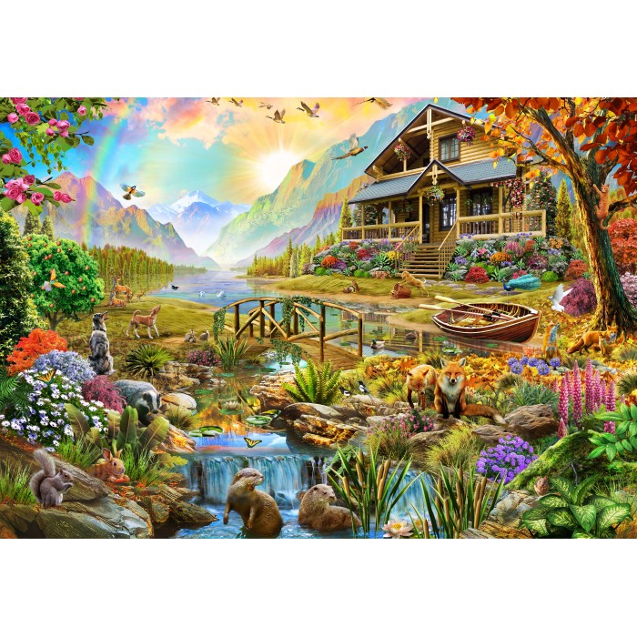 Puzzle  Bluebird-Puzzle-F-90915 Country Paradise