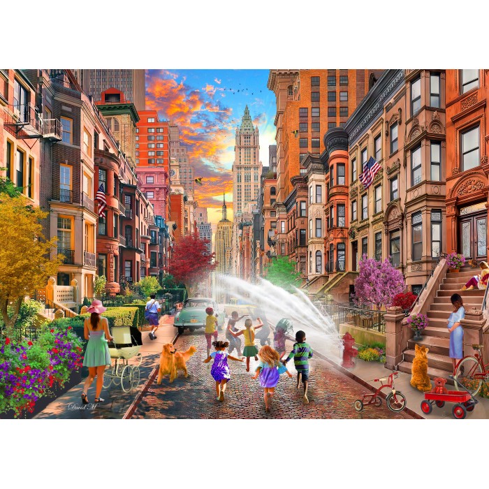 Puzzle  Bluebird-Puzzle-F-90966 Hot Summer Days NYC