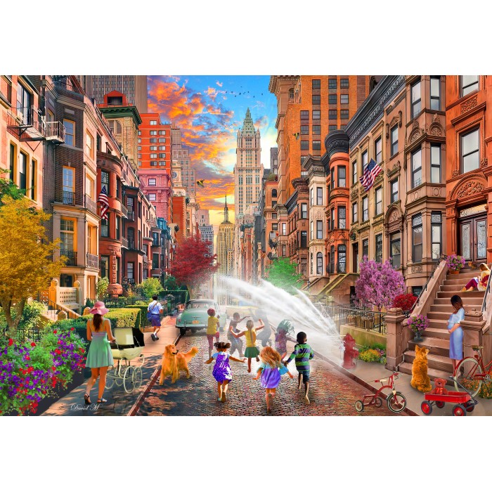 Puzzle  Bluebird-Puzzle-F-90967 Hot Summer Days NYC