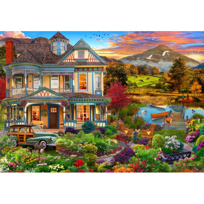 Puzzle  Bluebird-Puzzle-F-90969 Garden Country Home