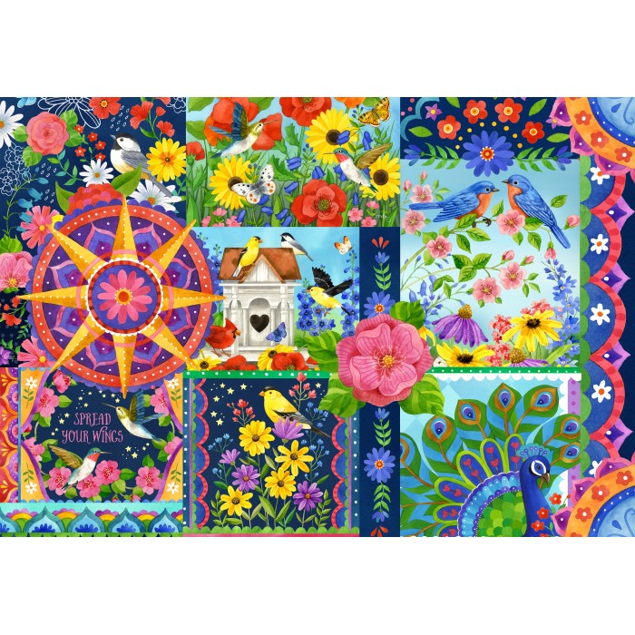 Puzzle  Bluebird-Puzzle-F-90997 The Colours of Spring