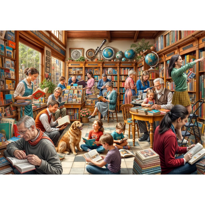 Puzzle  Bluebird-Puzzle-F-91001 Bookstore