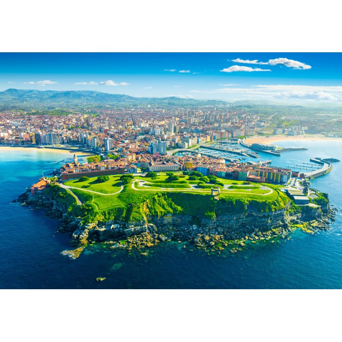 Puzzle  Bluebird-Puzzle-F-91027 View of Gijón - Asturias, Spain