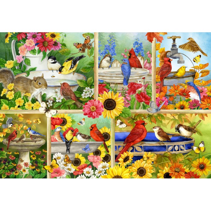 Puzzle  Bluebird-Puzzle-F-91040 Feathers and Company