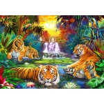 Puzzle   Family at the Jungle Pool