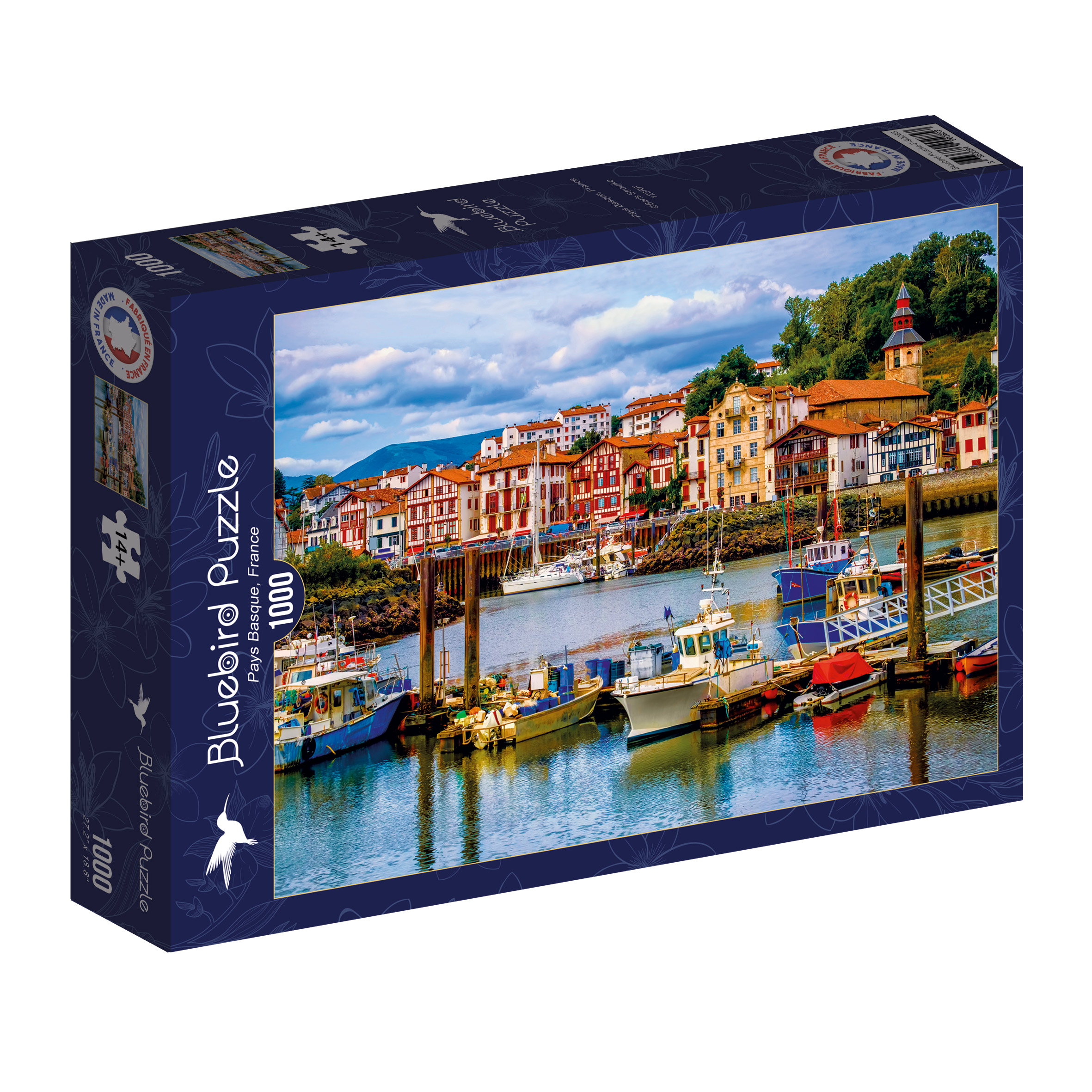 Puzzle Pays Basque, France Bluebird-Puzzle-F-90294 1000 pieces Jigsaw  Puzzles - Towns and Villages - Jigsaw Puzzle