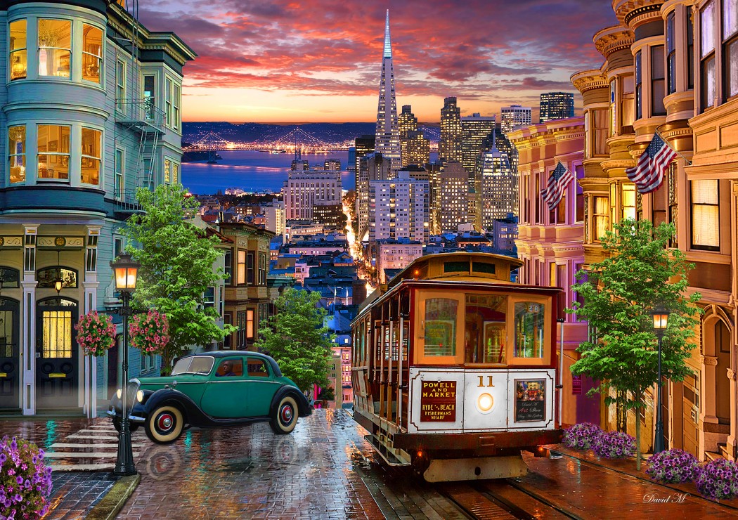 San Francisco Trolley 1000 piece jigsaw puzzle