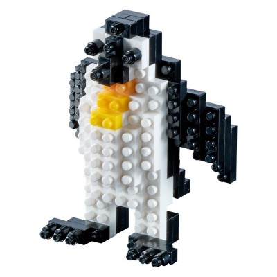 Brixies-58174 Nano Puzzle 3D - Penguin (Level 1)