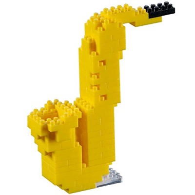 Brixies-58617 Nano 3D Puzzle - Saxophone (Level 2)
