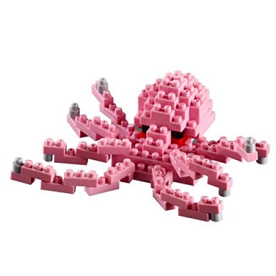 Brixies-58726 3D Nano Puzzle - Little Octopus