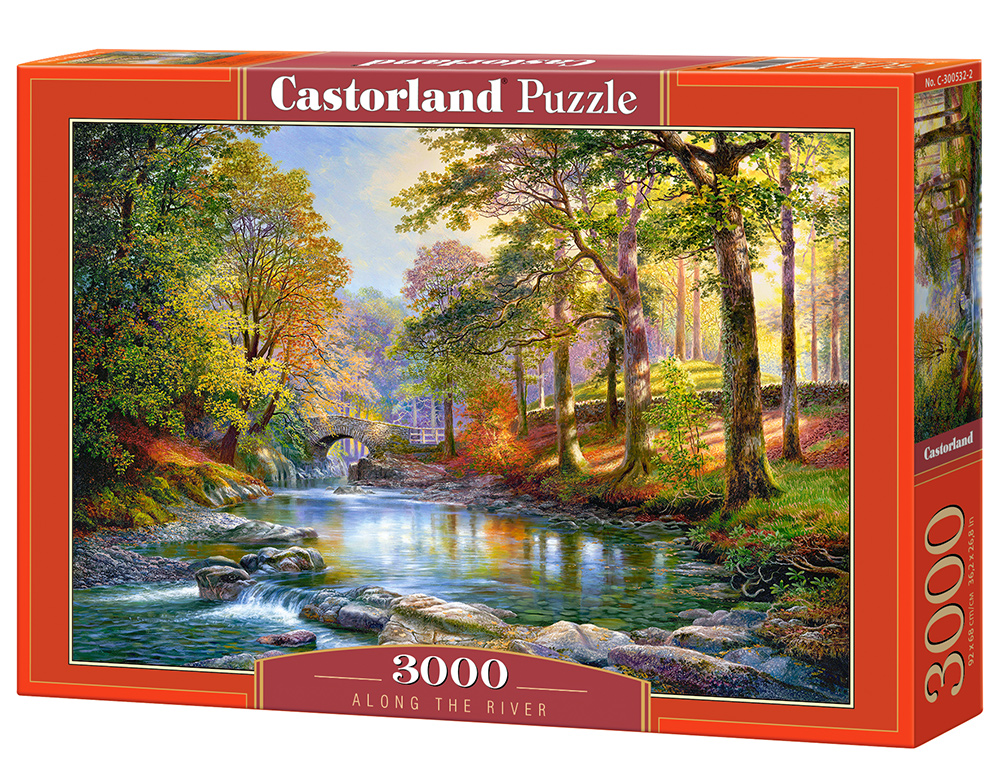 New 3000 Pieces pcs pc Puzzle jigsaw Castorland Along the river C-300532 