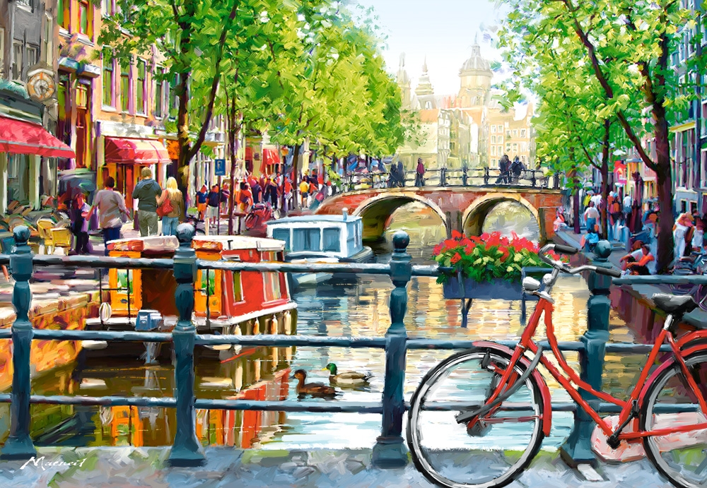 Amsterdam Landscape 1000 piece jigsaw puzzle