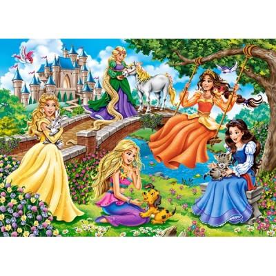 Puzzle Castorland-018383 Princesses in Garden