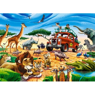 Puzzle Castorland-018390 Safari Adventure