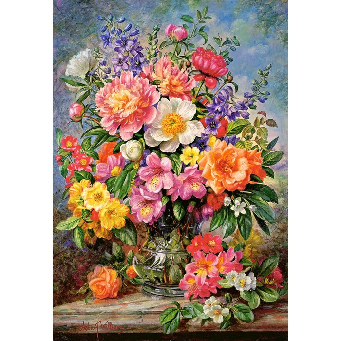 Puzzle Castorland-103904 June Flowers in Radiance