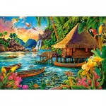 Puzzle  Castorland-104871 Tropical Island