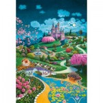 Puzzle  Castorland-105243 Cinderella's Castle