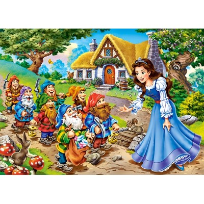 Puzzle Castorland-13401 Snow White and the Seven Dwarfs