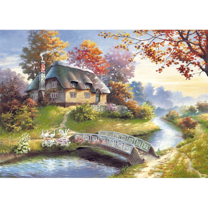 Castorland-150359 Jigsaw Puzzle - 1500 Pieces - Cottage