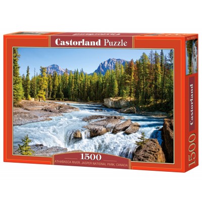 Castorland-150762 Jigsaw Puzzle - 1500 Pieces - Athabasca River, Jasper National Park, Canada