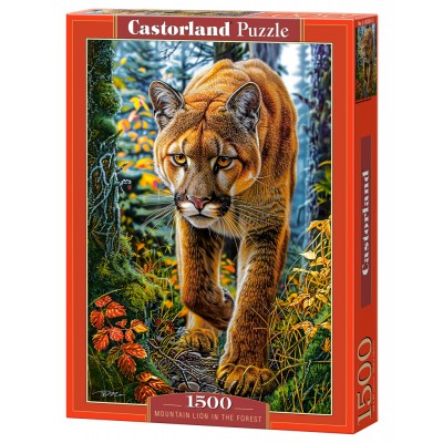 Puzzle Castorland-152261 Mountain Lion In The Forest