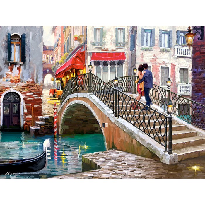 Puzzle Castorland-200559 Venice Bridge