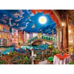 Puzzle  Castorland-200986 Romantic Night in Venice