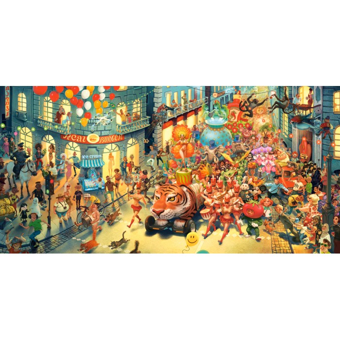 Puzzle  Castorland-400379 Carnaval in Rio