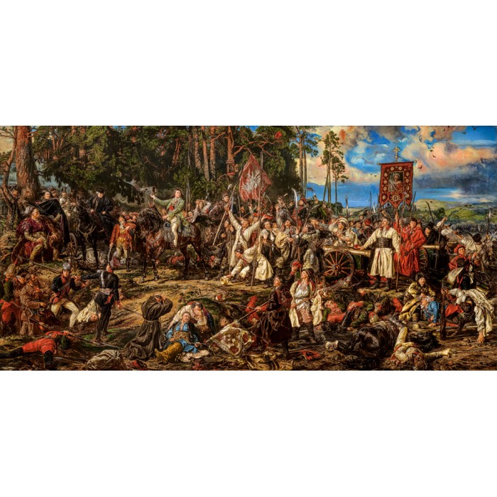 Puzzle  Castorland-400416 Art Collection - Kosciuszko at Raclawice, Jan Matejko