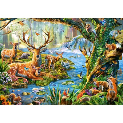 Puzzle Castorland-52929 Forest Life