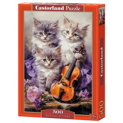 Puzzle Castorland-53988 Musical Kittens