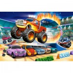 Puzzle   XXL Pieces - Jumping Monster Truck
