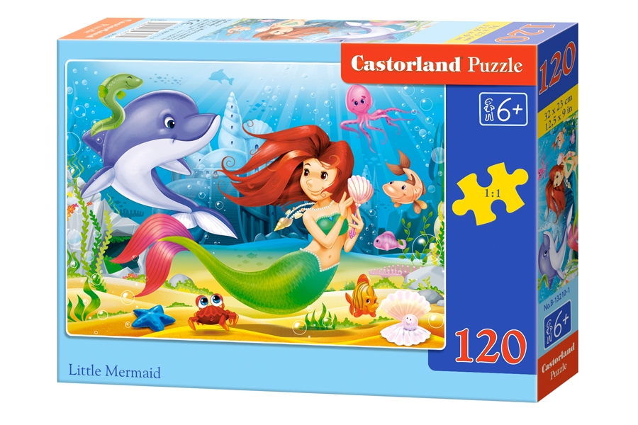 Puzzle Little Mermaid Castorland-13210 120 pieces Jigsaw ...