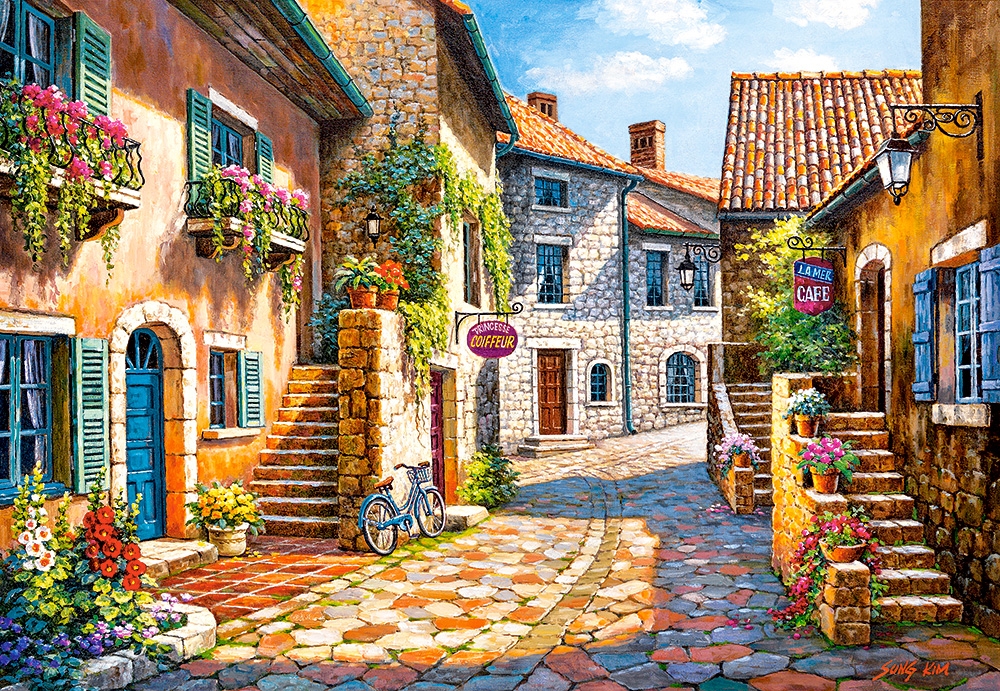  Rue de Village 1000 piece jigsaw puzzle