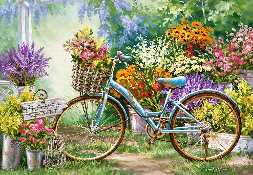  The Flower Mart 1000 piece jigsaw puzzle