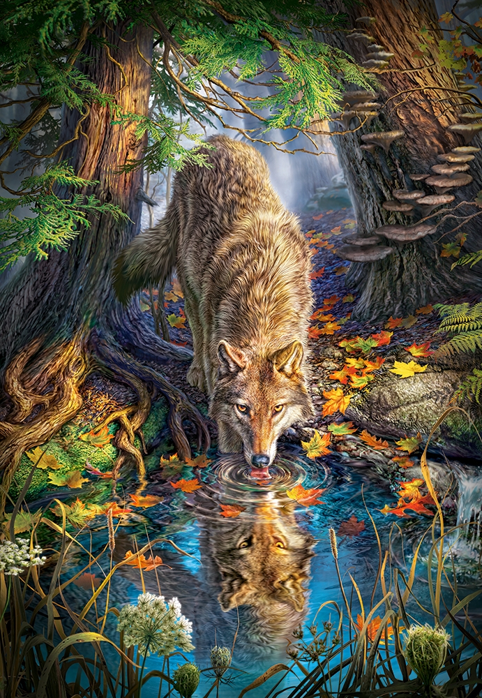  Wolf in the Wild 1500 piece jigsaw puzzle