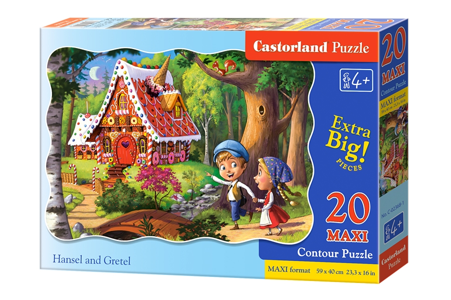 Puzzle enfant - CASTORLAND - Hansel et Gretel - 60 pièces