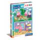 2 puzzles - Peppa Pig Supercolor Pig