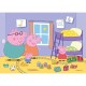 2 puzzles - Peppa Pig Supercolor Pig